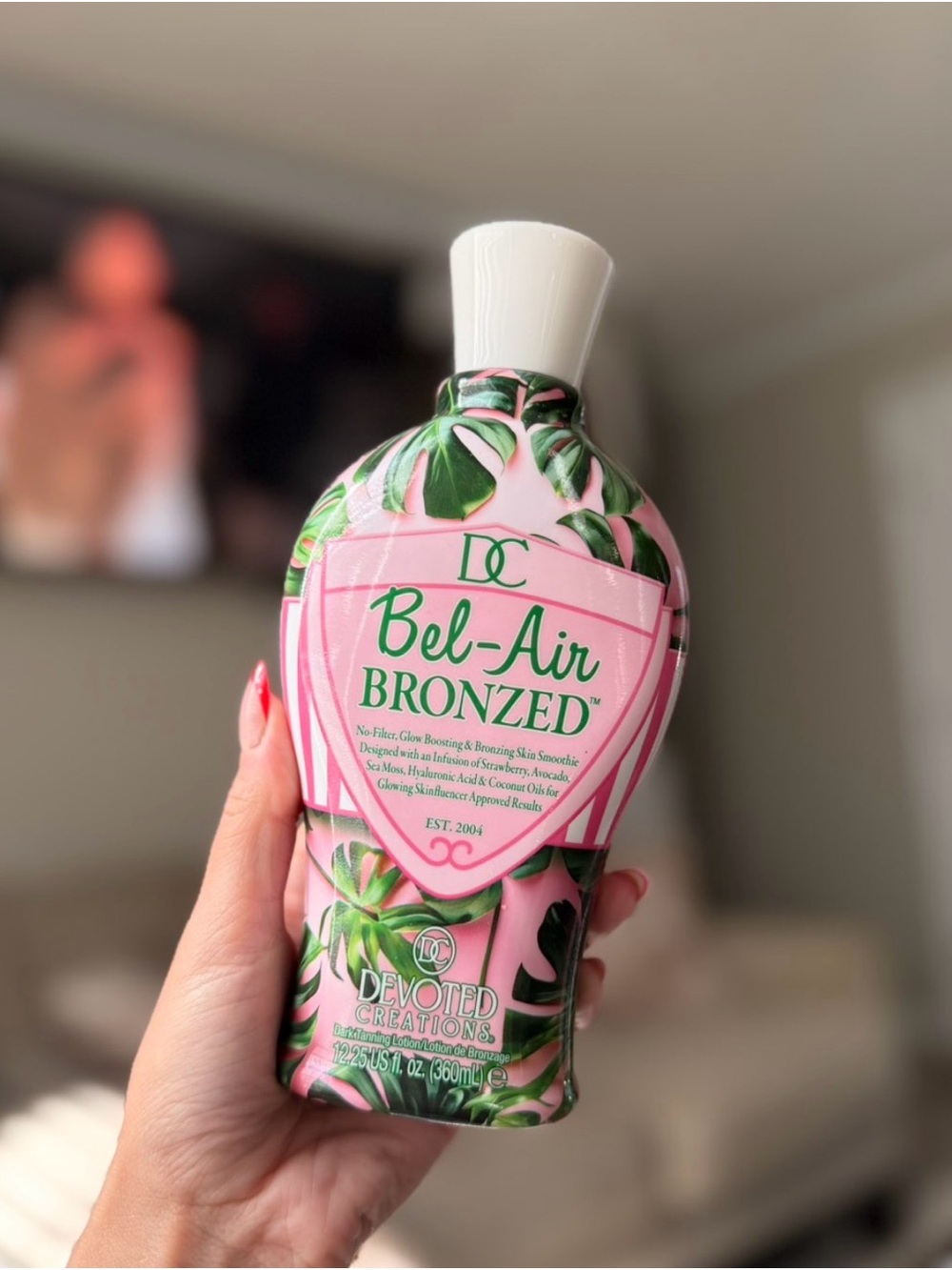 Devoted Creations Bel-Air Bronzed Tanning Lotion - Pink
